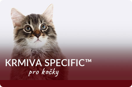 Produkty Krmiva Specific™ pro kočky